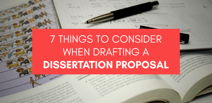7 things students should consider when drafting a dissertation